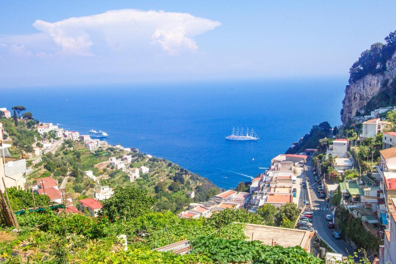 Casa Ambrosia In With Sea View, Wifi And Ac Appartamento Amalfi